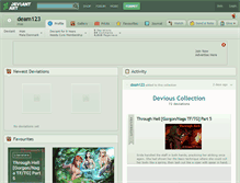 Tablet Screenshot of deam123.deviantart.com