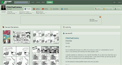 Desktop Screenshot of chinchatcomics.deviantart.com