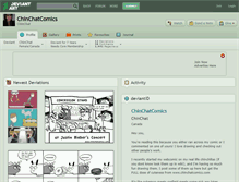 Tablet Screenshot of chinchatcomics.deviantart.com