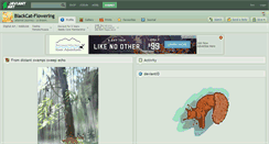 Desktop Screenshot of blackcat-flowering.deviantart.com