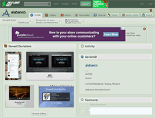 Tablet Screenshot of alabanco.deviantart.com