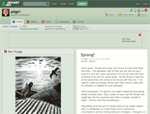 Tablet Screenshot of alligirl.deviantart.com