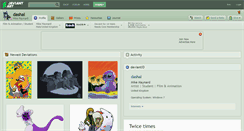 Desktop Screenshot of dashal.deviantart.com