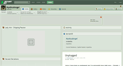 Desktop Screenshot of mysticalangel.deviantart.com