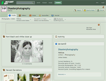 Tablet Screenshot of disasterphotography.deviantart.com