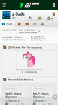 Mobile Screenshot of j-dude.deviantart.com