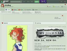 Tablet Screenshot of mindbug.deviantart.com