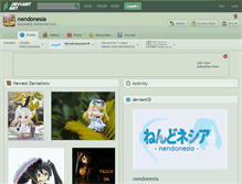 Tablet Screenshot of nendonesia.deviantart.com