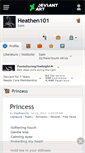 Mobile Screenshot of heathen101.deviantart.com
