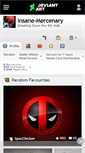 Mobile Screenshot of insane-mercenary.deviantart.com
