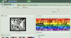 Desktop Screenshot of blackonwhite.deviantart.com