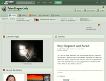 Tablet Screenshot of fates-dragon-lady.deviantart.com