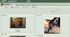 Desktop Screenshot of bluehunter.deviantart.com