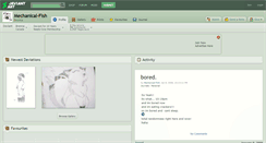 Desktop Screenshot of mechanical-fish.deviantart.com
