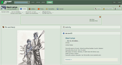 Desktop Screenshot of maui-lanya.deviantart.com