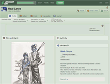 Tablet Screenshot of maui-lanya.deviantart.com