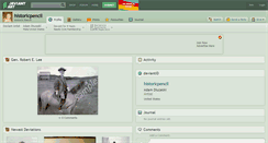 Desktop Screenshot of historicpencil.deviantart.com