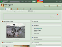 Tablet Screenshot of historicpencil.deviantart.com