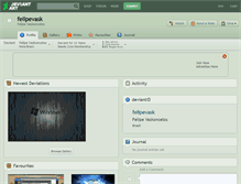 Tablet Screenshot of felipevask.deviantart.com
