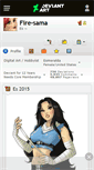 Mobile Screenshot of fire-sama.deviantart.com