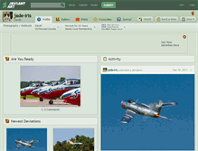 Tablet Screenshot of jade-iris.deviantart.com