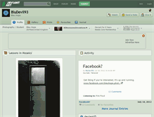 Tablet Screenshot of bludevil93.deviantart.com
