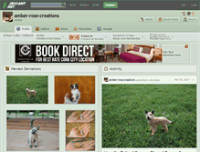 Tablet Screenshot of amber-rose-creations.deviantart.com