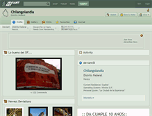 Tablet Screenshot of chilangolandia.deviantart.com