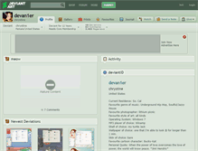 Tablet Screenshot of devan1er.deviantart.com