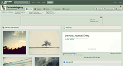 Desktop Screenshot of fernandodegarcy.deviantart.com