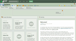 Desktop Screenshot of gerfalcon.deviantart.com