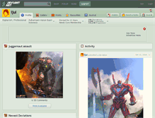 Tablet Screenshot of ijul.deviantart.com