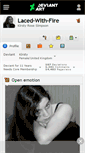 Mobile Screenshot of laced-with-fire.deviantart.com