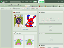 Tablet Screenshot of moshi-monster-lovers.deviantart.com