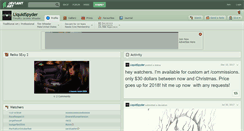 Desktop Screenshot of liquidspyder.deviantart.com