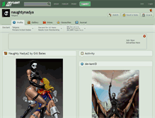 Tablet Screenshot of naughtynadya.deviantart.com