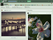 Tablet Screenshot of kharax.deviantart.com
