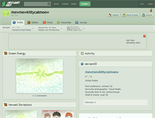Tablet Screenshot of mewmewkittycatmoew.deviantart.com