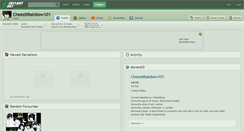 Desktop Screenshot of cheezitrainbow101.deviantart.com