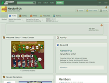 Tablet Screenshot of naruto-r-us.deviantart.com