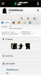Mobile Screenshot of clubsdeuce.deviantart.com