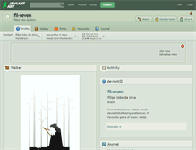 Tablet Screenshot of fil-seven.deviantart.com