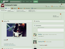 Tablet Screenshot of chelseearth-vader.deviantart.com