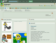 Tablet Screenshot of koopa-gurl.deviantart.com