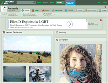 Tablet Screenshot of annamiia.deviantart.com