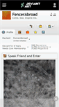 Mobile Screenshot of fencerabroad.deviantart.com