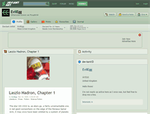Tablet Screenshot of evilegg.deviantart.com