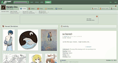 Desktop Screenshot of hanako-ono.deviantart.com