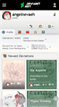 Mobile Screenshot of angelnevaeh.deviantart.com