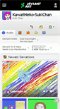 Mobile Screenshot of kawaiineko-sukichan.deviantart.com